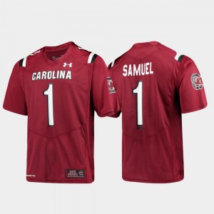 Men's South Carolina Gamecocks Replica Maroon Deebo Samuel #1 Alumni Football Jersey 136153-230