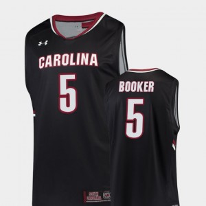 Men's South Carolina Gamecocks Replica Black Frank Booker #5 College Basketball Jersey 411981-173