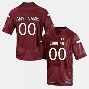 Men's South Carolina Gamecocks College Limited Football Red Custom #00 Jersey 126116-202