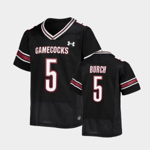 Men's South Carolina Gamecocks Replica Black Jordan Burch #5 Jersey 857774-330