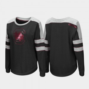 Women's South Carolina Gamecocks Trey Dolman Black Long Sleeve T-Shirt 216190-244