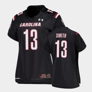 Women's South Carolina Gamecocks Replica Black Shi Smith #13 Under Armour Football Jersey 749279-303